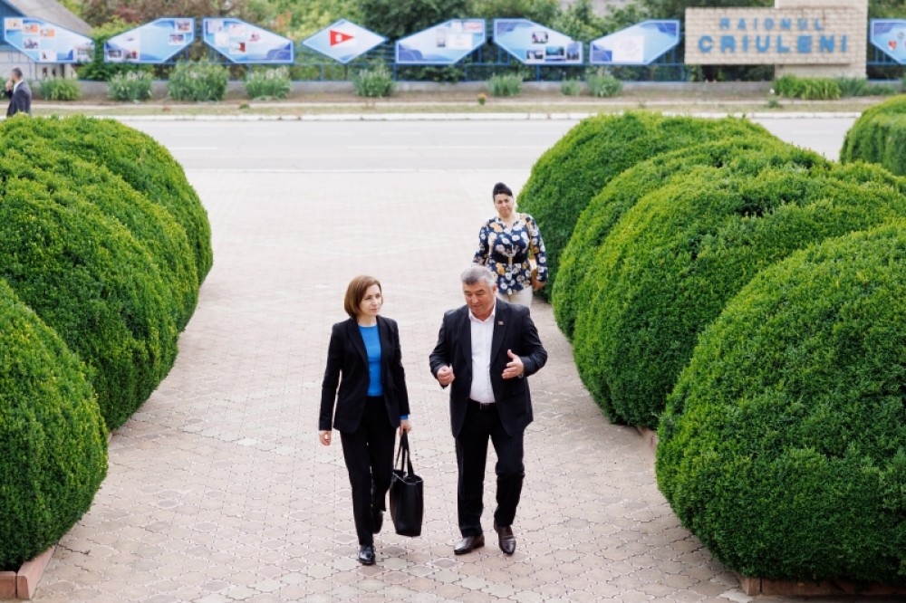 Maia Sandu a discutat cu autoritățile locale și agricultorii din raionul Criuleni